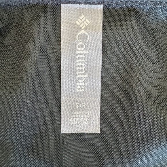 COLUMBIA Omni Wind Hooded Jacket S Metallic Gray Technical Windbreaker‎ Active - Picture 3 of 16